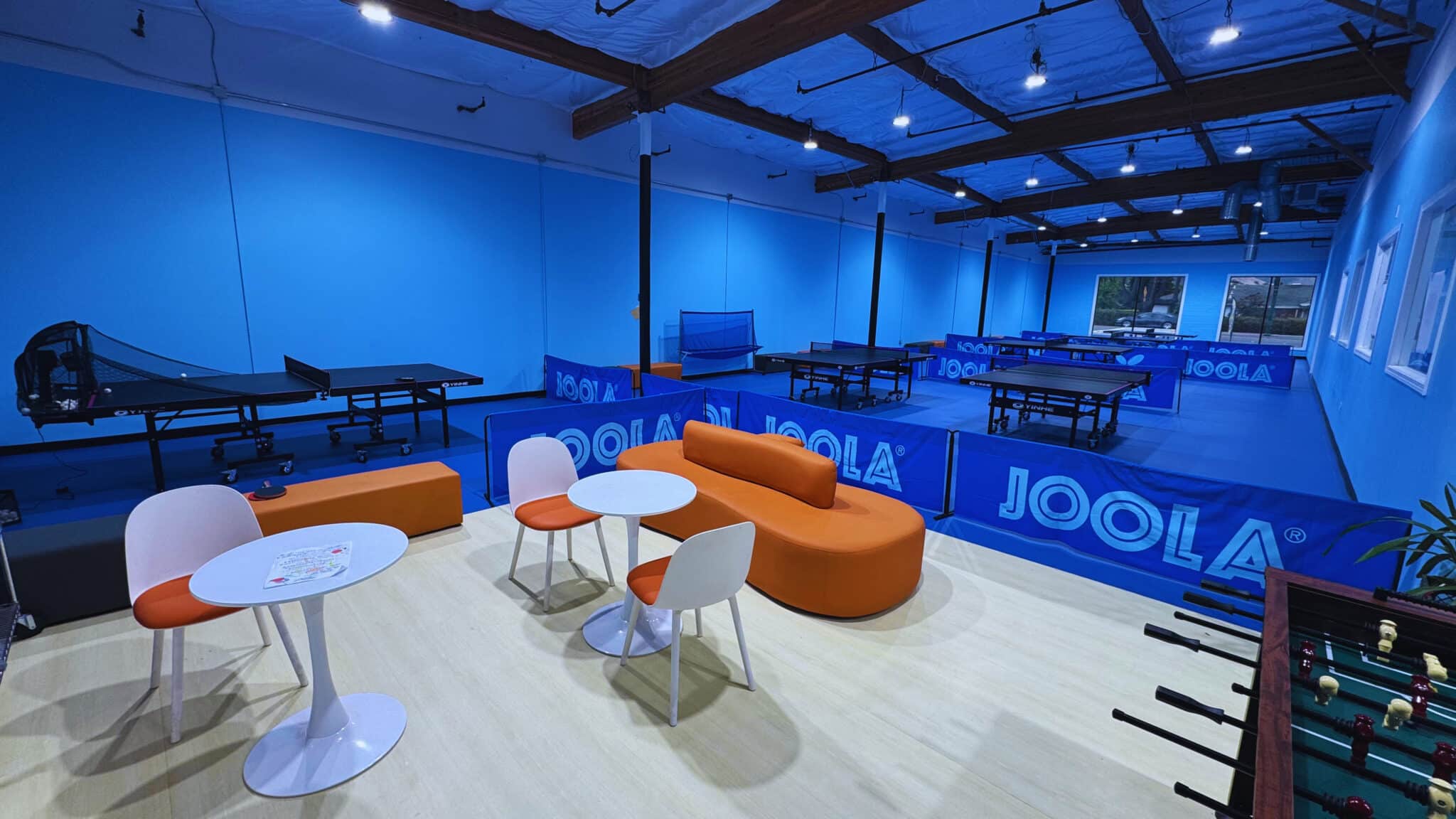 Hayward lounge and table tennis courts
